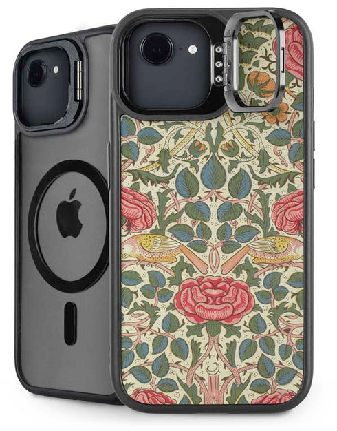 Rose by William Morris iPhone 16e Kickstand Case