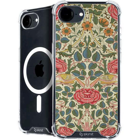 Rose by William Morris iPhone 16e MagSafe Case