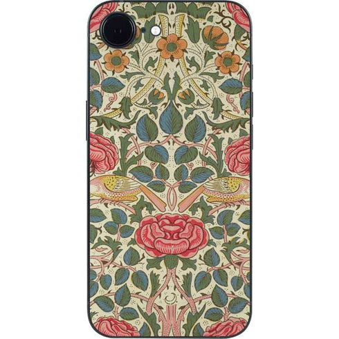 Rose by William Morris iPhone 16e Skin