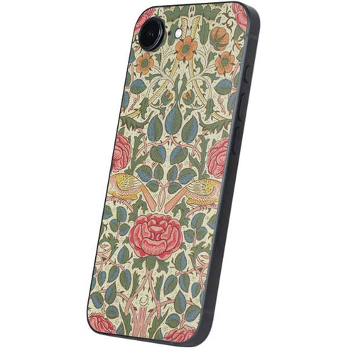 Rose by William Morris iPhone 16e Skin