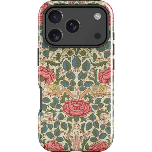 Rose by William Morris iPhone 18 Pro Impact Case