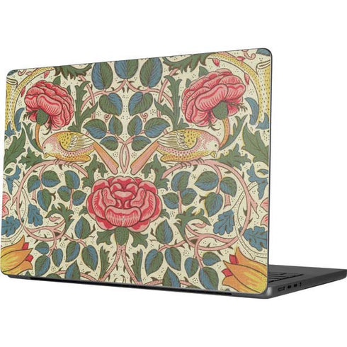Rose by William Morris Apple MacBook Pro 14-inch Skin
