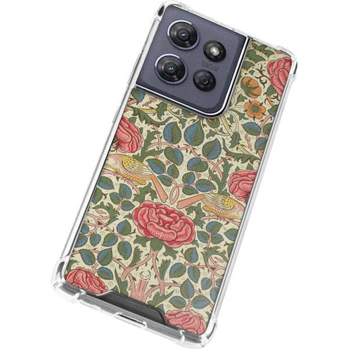 Rose by William Morris Moto G Stylus 5G (2025) Clear Case