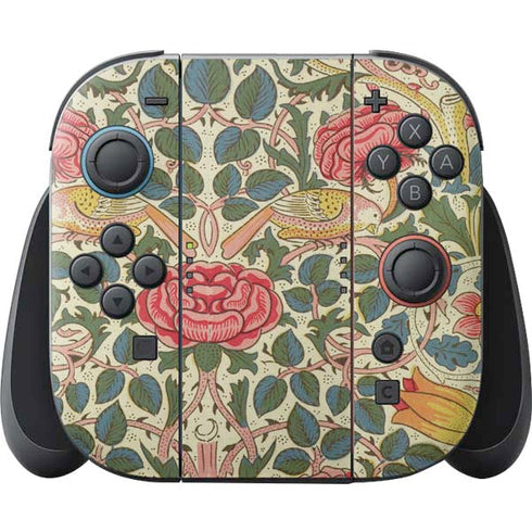 Rose by William Morris Nintendo Switch 2 (2025) Joy-Con Controller Skin