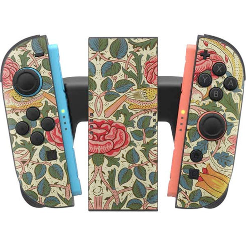 Rose by William Morris Nintendo Switch 2 (2025) Joy-Con Controller Skin