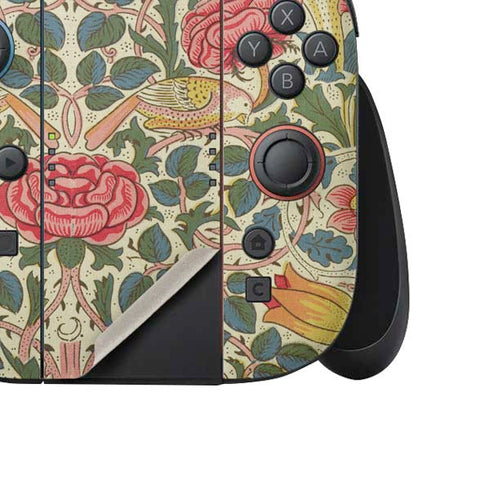 Rose by William Morris Nintendo Switch 2 (2025) Joy-Con Controller Skin
