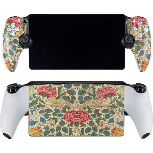 Rose by William Morris PlayStation Portal Remote Player Skin