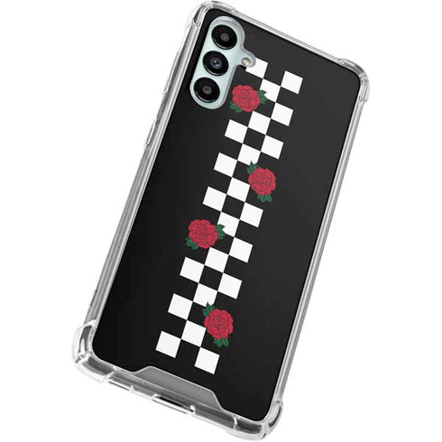 Rose Checkerboard Gabb Phone 4 Clear Case