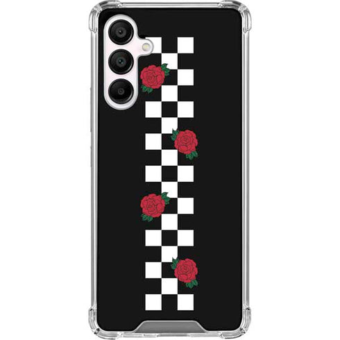 Rose Checkerboard Galaxy A16 5G Clear Case