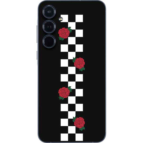 Rose Checkerboard Galaxy A55 5G Skin