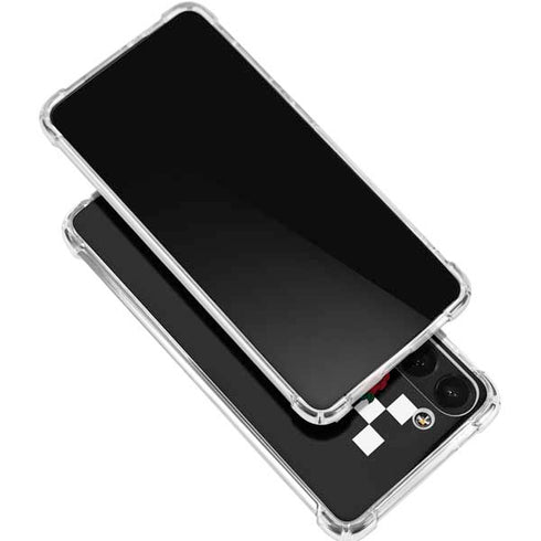 Rose Checkerboard Galaxy S24 FE Clear Case