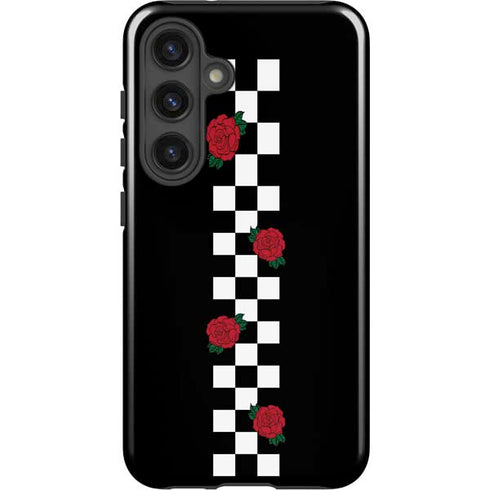 Rose Checkerboard Galaxy S25 Impact Case
