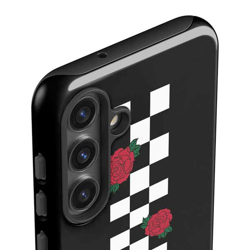 Rose Checkerboard Galaxy S25 Impact Case