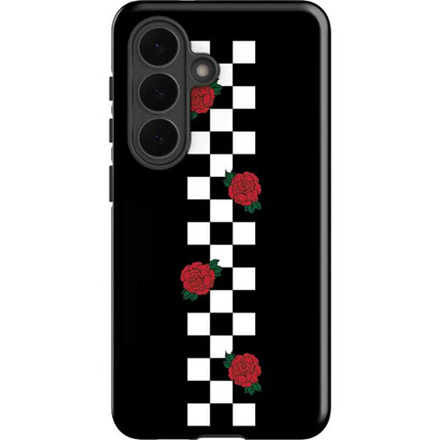 Rose Checkerboard Galaxy S26 Impact Case