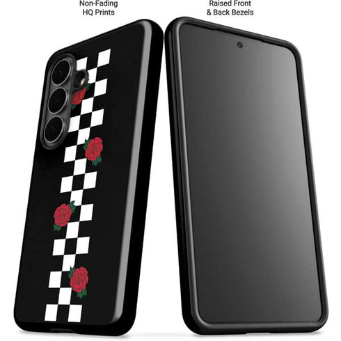 Rose Checkerboard Galaxy S26 Plus Impact Case