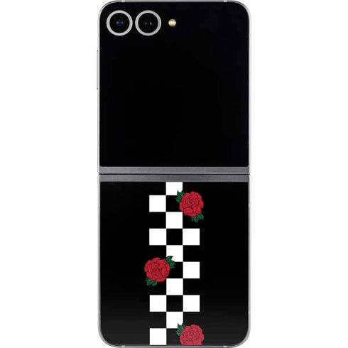 Rose Checkerboard Galaxy Z Flip6 Skin