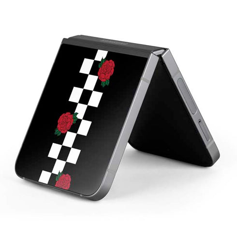 Rose Checkerboard Galaxy Z Flip6 Skin
