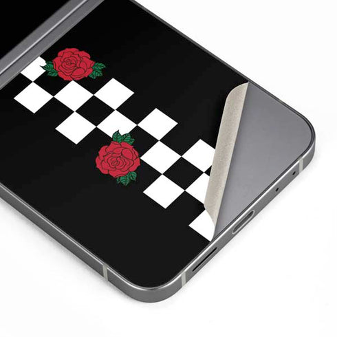 Rose Checkerboard Galaxy Z Flip6 Skin