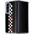 Rose Checkerboard Galaxy Z Fold5 5G Clear Case
