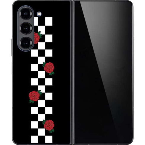 Rose Checkerboard Galaxy Z Fold5 5G Skin