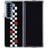 Rose Checkerboard Galaxy Z Fold6 Clear Case