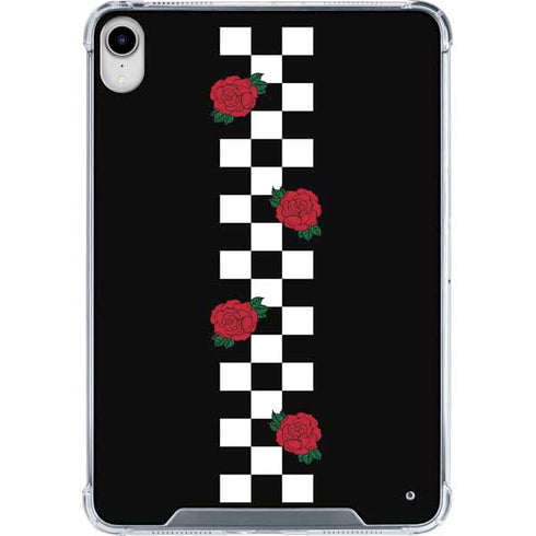 Rose Checkerboard iPad 11th Gen (2025) Clear Case