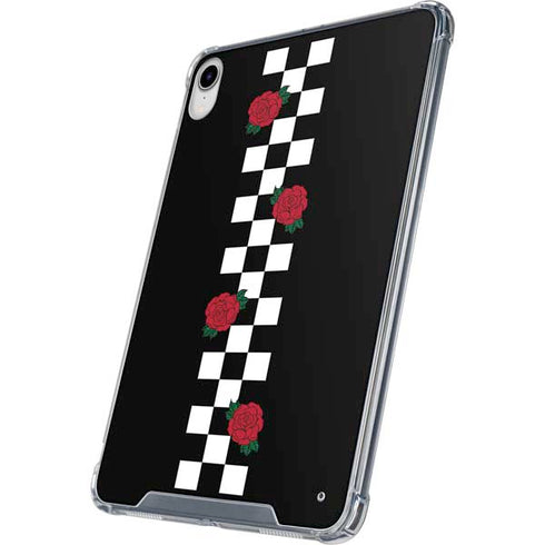 Rose Checkerboard iPad 11th Gen (2025) Clear Case