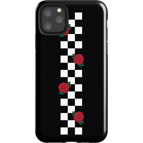 Rose Checkerboard iPhone Cases