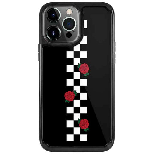 Rose Checkerboard iPhone Cases