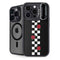 Rose Checkerboard iPhone 13 Pro Kickstand Case