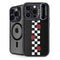 Rose Checkerboard iPhone 14 Pro Kickstand Case