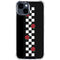 Rose Checkerboard iPhone 15 Clear Case