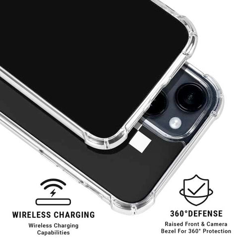 Rose Checkerboard iPhone 15 Clear Case