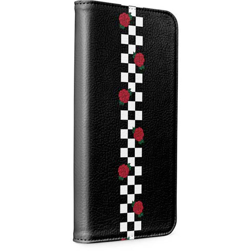 Rose Checkerboard iPhone 15 Pro Folio Case
