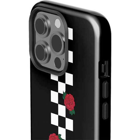 Rose Checkerboard iPhone 15 Pro Impact Case