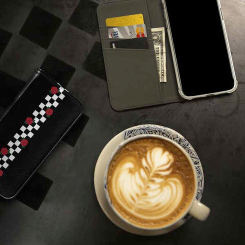 Rose Checkerboard iPhone 15 Pro Max Folio Case