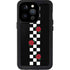 Rose Checkerboard iPhone 15 Pro Waterproof Case