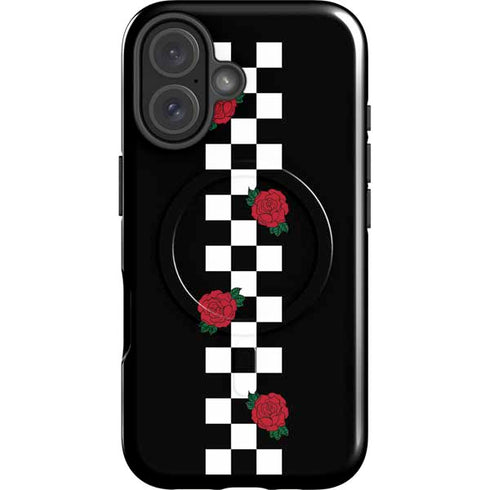 Rose Checkerboard iPhone 16 Plus Magsafe Impact Case
