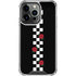 Rose Checkerboard iPhone 16 Pro Clear Case