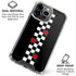 Rose Checkerboard iPhone 16 Pro Clear Case