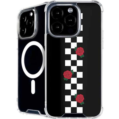 Rose Checkerboard iPhone 16 Pro MagSafe Case