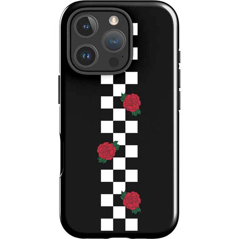 Rose Checkerboard iPhone 16 Pro Max Impact Case