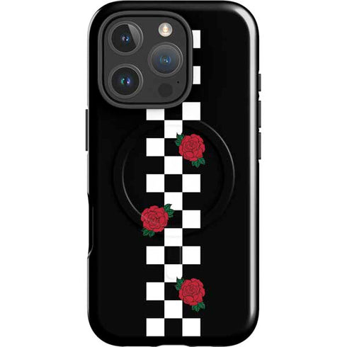 Rose Checkerboard iPhone 16 Pro Max Magsafe Impact Case
