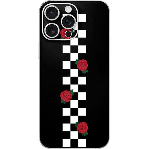 Rose Checkerboard iPhone 16 Pro Max Skin