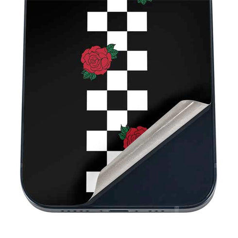 Rose Checkerboard iPhone 16 Skin