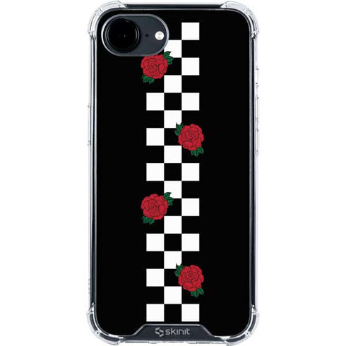 Rose Checkerboard iPhone 16e Clear Case