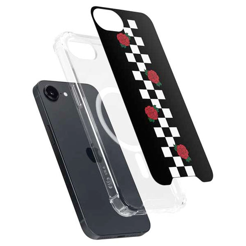Rose Checkerboard iPhone 16e MagSafe Case