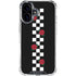 Rose Checkerboard iPhone 17 Clear Case