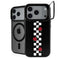 Rose Checkerboard iPhone 18 Pro Kickstand Case
