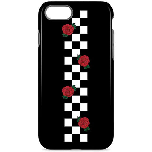 Rose Checkerboard iPhone Cases